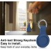 HATALKIN Case Compatible with Air Tags Case Keychain Air tag Holder Air Tag Key Ring Cases Air Tags Protective Cover Key Chain Loop Holders Silicone for Luggage Dog Cat Pet Collar 4 Pack